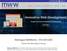 Tablet Screenshot of montaguewebworks.com